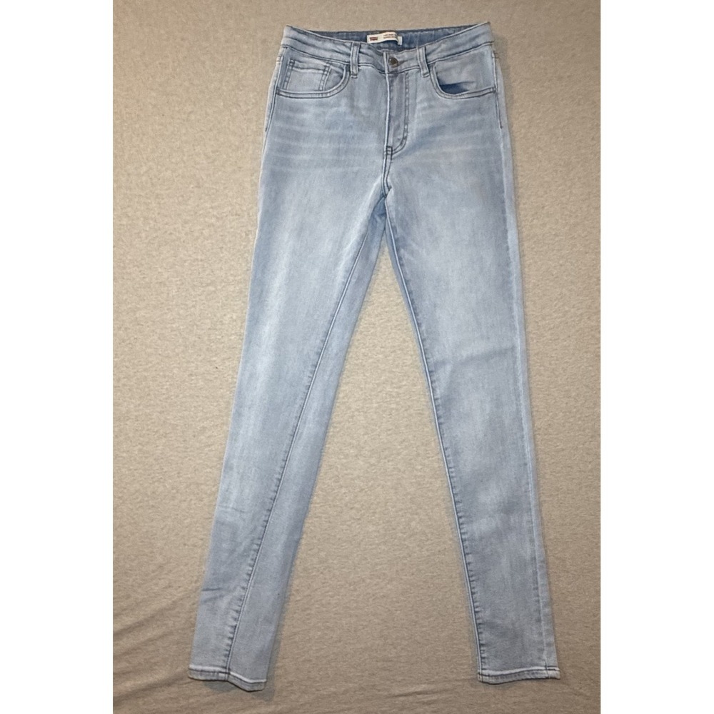 Levi's 720 high rise. super skinny light wash jeans. Kids 16A. slim fit.